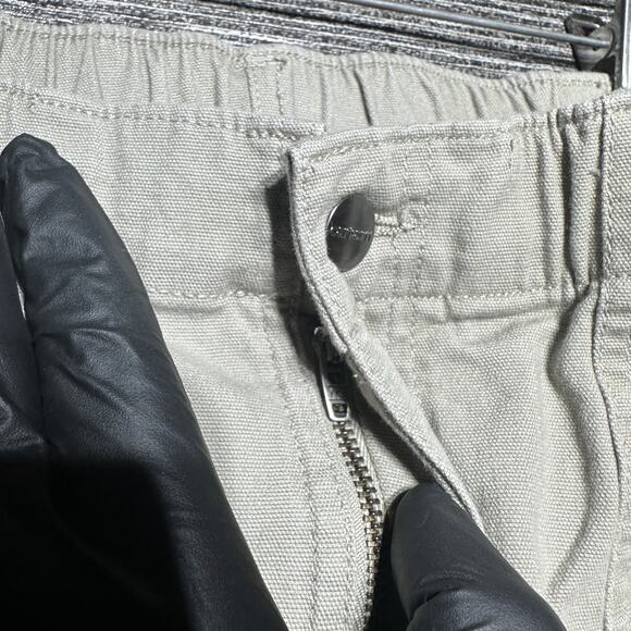 Carhartt Shorts Women's Size 14 REG Khaki Relaxed Fit Work BS5730-W - Picture 3 of 13